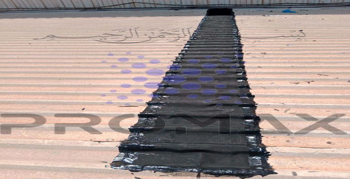 Naffco Brass Light Office - metal roof waterproofing project by Promax in Dubai, UAE